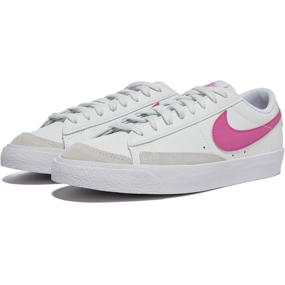 Nike White Sneakers Pink Swish Sneakers Size 5